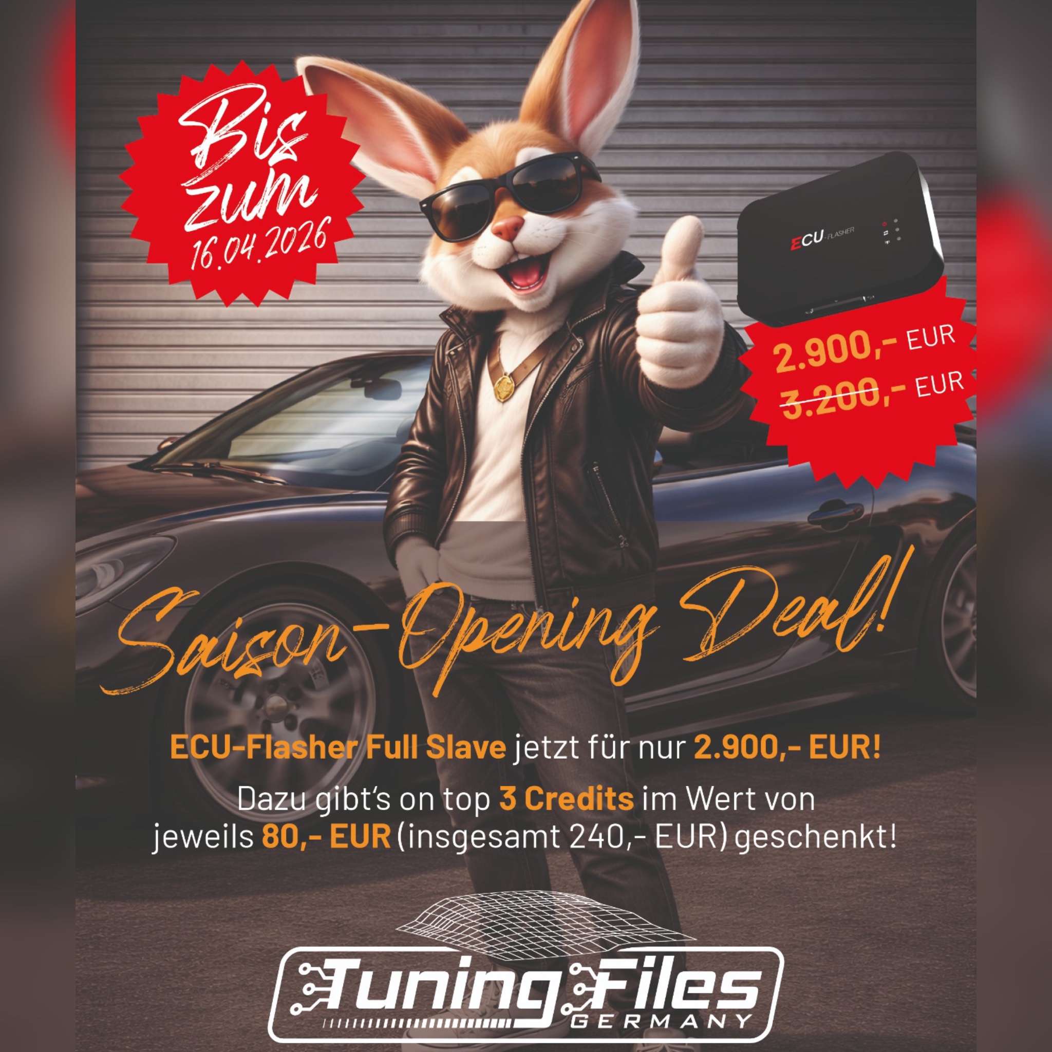 ECU-Flasher Full Slave zum Sonderpreis – inkl. 3 Credits im Wert von 240 €